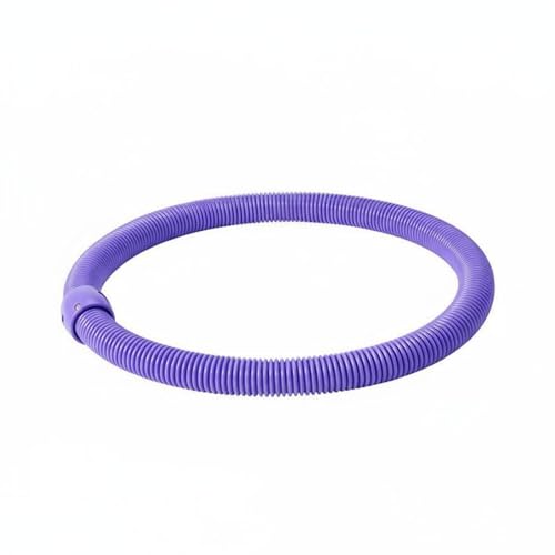 YWMJZEU Aro de Cintura con Resorte Quemagrasa Aro de Ejercicio Circular con Peso Moldeador Equipo Deportivo para Adultos, Casa, Morado, Goma Blanda