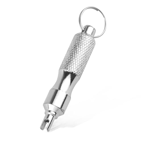 Image of Car Tire Valve Core Removal Tool, Stainless Steel Easy to Use Tire Valve Core Disassembly & Repair Tool, Portable Tire Valve Stem Tool for Car Truck Repair Install, Car Accessories