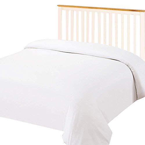 BedDecor Full/Queen 600TC Wonderful 100# Egyptian Cotton 1PC Duvet Cover,White Solid