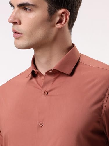 Image of Beyoung Cotton Plain Regular Fit Shirt for Men | Full Sleeve | Formal Shirt | Classic Collar Cotton