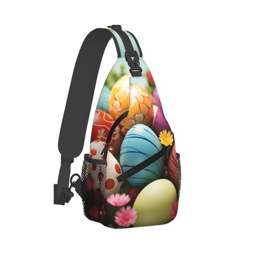 Bolso cruzado Sling para mujer y hombre negro miniatura 7
