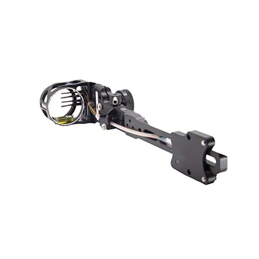 VIPER Archery Venom Drive SD Dovetail Compound Bow Sight, Made in USA, Durable Machined Aluminum, 4-Pin, Toolless Elevation Rapidset Knob, Microtune Windage, 2nd & 3rd Axis Adjustments, 0.015 Pin