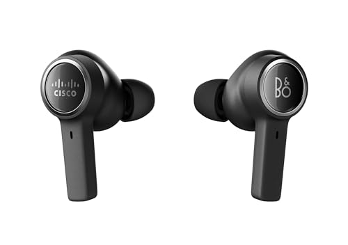 Image of Cisco | Bang & Olufsen 950, True Wireless in-Ear Bluetooth Earbuds with Wireless Charging Case, Active Noise Cancellation, Black Anthracite, 2-Year Limited Liability Warranty, (HS-WL-950-BUN-C)