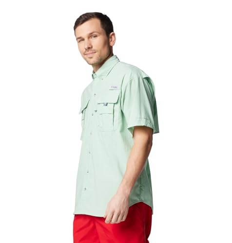 Image of Columbia Men Omni-Shade Bahama II Hiking and Trekking Short Sleeve Shirt