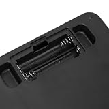 Skala Cyfrowa o Wysokiej Precyzji, Mini Waga Elektryczna z Niebieskim Podświetlanym Wyświetlaczem 1000 G/0,01 G do Laboratoriów Kuchennych (BLACK)