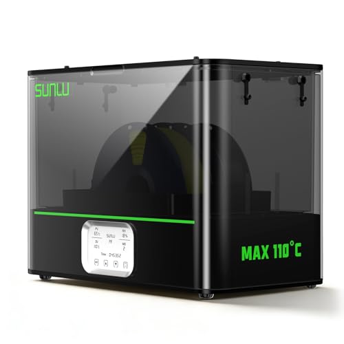 SUNLU Official 3D Printer Filament Dryer E2, 110℃ Max Temperature,...