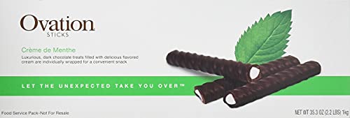 HERSHEY'S Ovation Dark Chocolate Mint Sticks 35.3-Ounce Box