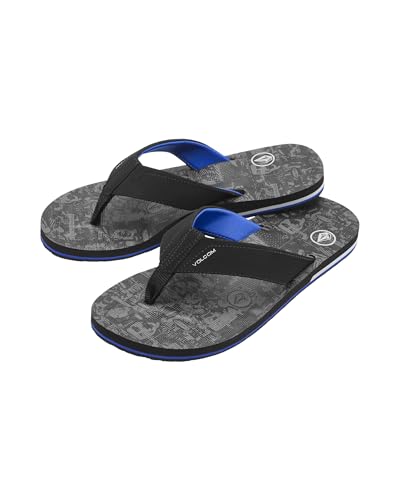 Image of Volcom Men's Victor Sandals - Water-friendly Flip Flops With Comfort Foam Footbed