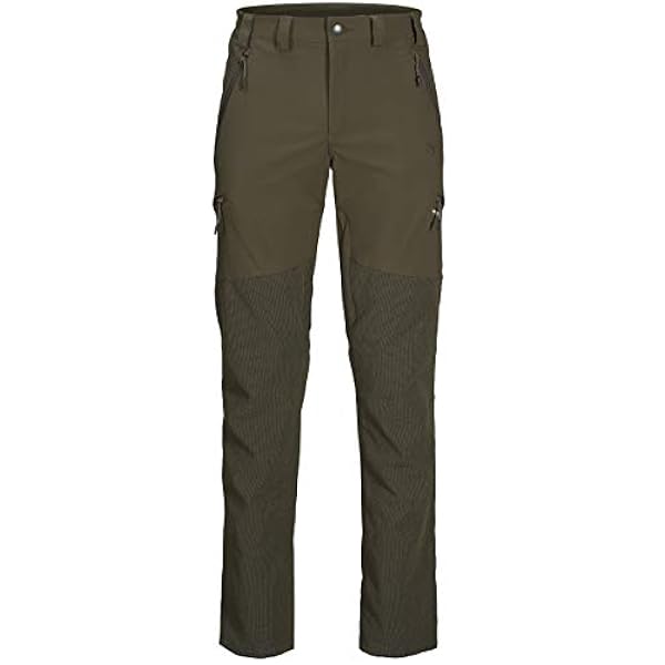Seeland Outdoor Versterkte broek, groen, versterkte jachtbroek voor revierwerk, scheurvaste broek ter bescherming tegen doornen en scherpe voorwerpen