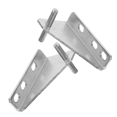 Baluue 2 piezas Bisagra Puerta Refrigerador Acero Inoxidable Espaciado para Reparación Fácil y Duradera Compatible con Congeladores Domésticos y Comerciales