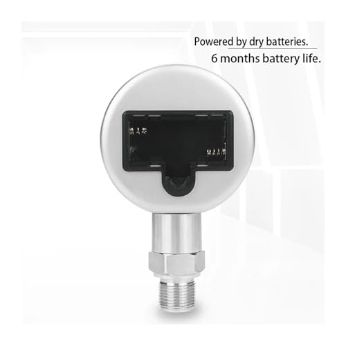 Manómetro digital con pantalla LCD de 80 mm para medir presión de aire de forma precisa 3