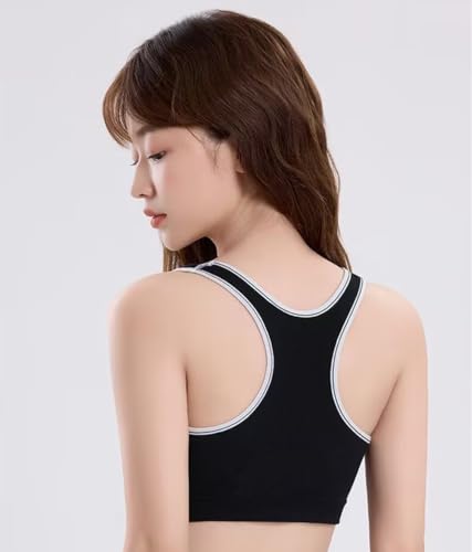 Big Girls Training Bra Wide Shoulder Straps Teen Comfortable Racerback Sports Bras4