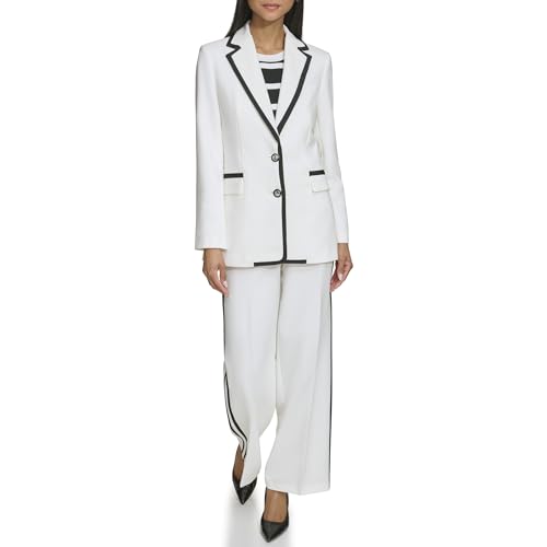 KARL LAGERFELD Women's Piping Detail Blazer