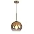 KCO Lighting 1-Light Modern Glass Pendant Lights Large Gold Globe Pendant Light Mid Century Single Pendant Light Kitchen Island Dining Room Lighting Fixtures Ceiling Hanging