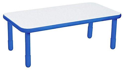 Children’s Factory Baseline 72"x30" Rect. Table, Homeschool/Playroom Toddler Furniture, Kids Activity Table for Daycare/Classroom Learning, 12" Legs, Royal Blue