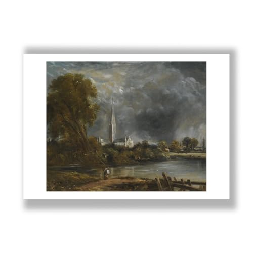 Cathédrale de Salisbury de John Constable impression mate poétique