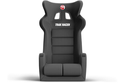 Trak Racer GT Style Fixed Fiberglass Seat Racing Simulator Bucket Seat Only Easy Assembly, Side Mount Compatible, Ergonomic Sim Racing Design