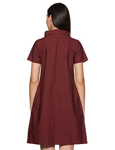 Image of Amazon Brand - Symbol Women's Cotton Shift Knee-Length Dress