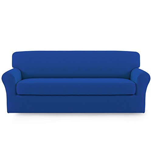 Image of Easy-Going 2 Pieces Stretch Oversized Couch Sofa Slipcover Washable