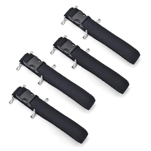 scottchen PRO RV TV Straps 74" Anti-Tip RV Furniture Safety Tie Down Solid Straps for Camper Trailer Traveling - 4pcs Basic