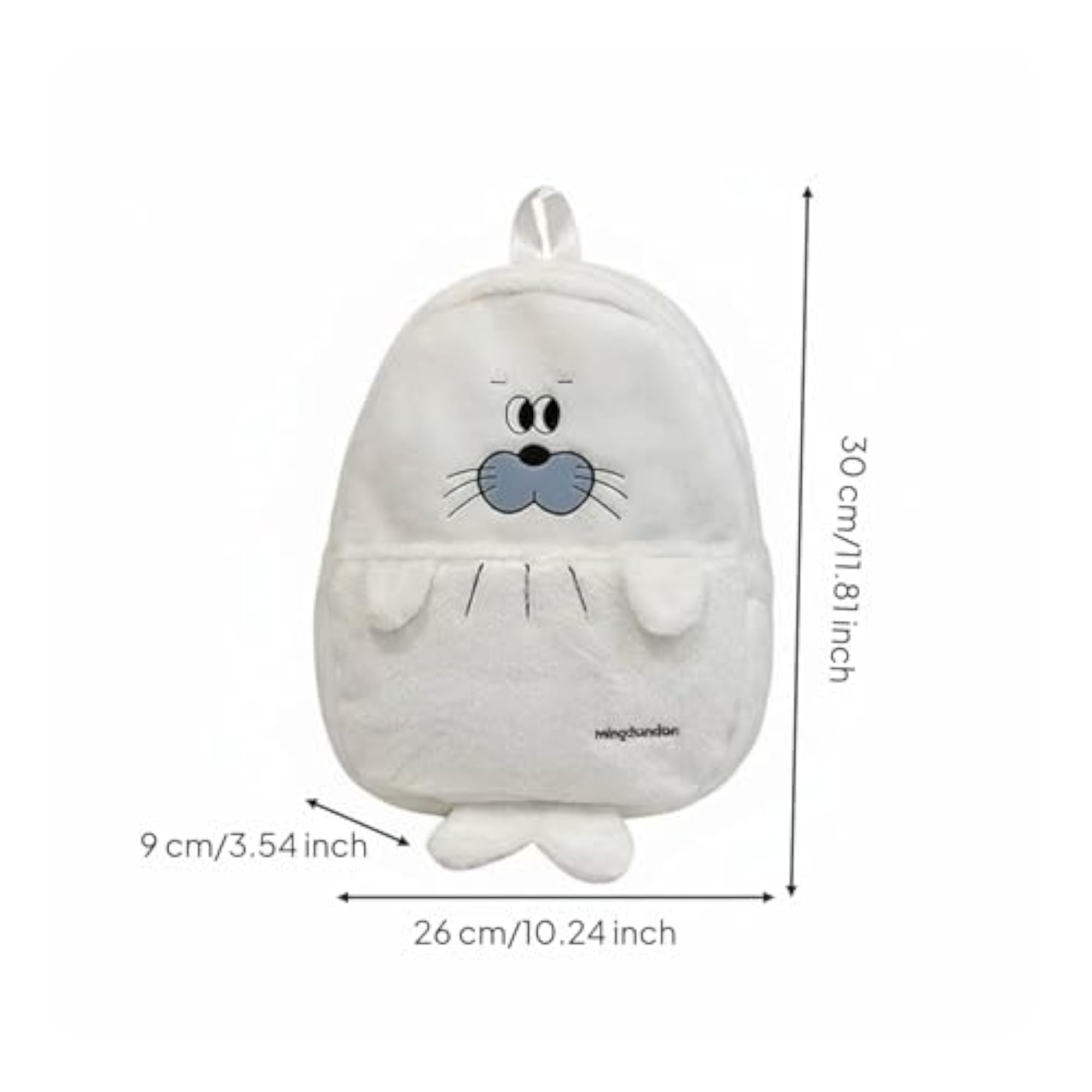 Soft Seal Plush Backpack, Long-Lasting Cute Creature
