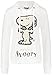 Princess goes Hollywood Sudadera con capucha Snoopy Happiness para mujer, blanco roto, L