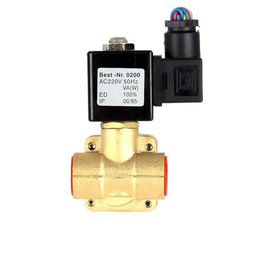Électrovanne eau 24V CC normalement fermée 1 pouce laiton DN25 16 bars