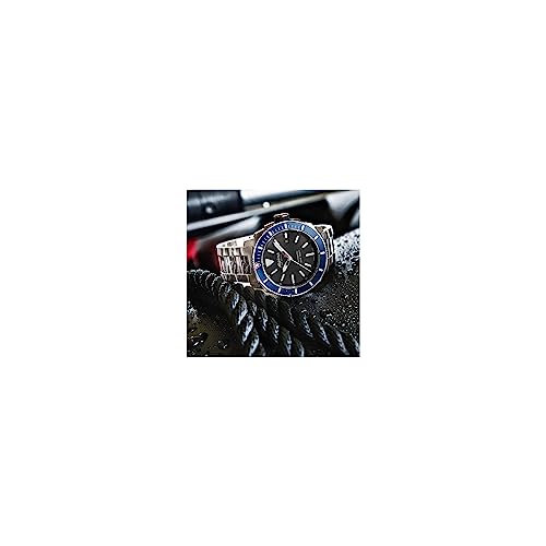 Alpina Men's AL-525LBN4V6B Seastrong Analog Display Swiss Automatic Silver Watch4