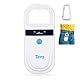 Tera Pet Microchip Reader Scanner mit D-Buckle, RFID Tragbarer Tierchip ID Scanner mit OLED Display Wiederaufladbarer Pet Tag Scanner für Hund Katze Schwein für ISO 11784/11785, FDX-B, EMID