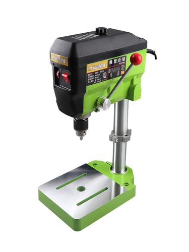 Image of ANM SALES BG-5168E 13mm 680 Watt Mini Bench Drill, Mini Compact Wood Drilling Machine Multipurpose Portable Drill Press Workbench for DIY Furniture