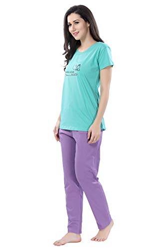 Image of Soulemo Women's Cotton Printed Night Suit Pack of 1