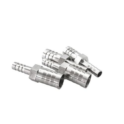 Conector reductor de manguera recta en acero inoxidable 304 de 8mm a 20mm 5