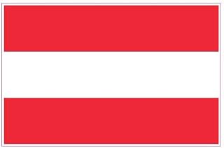 U.S. Custom Stickers Austria Flag Sticker 3 Inch
