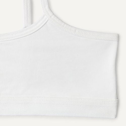Image of Amazon Essentials Girls' Cotton Jersey Training Bralettes, Pack of 2