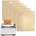 Tostapane Sacchetti Riutilizzabili Toast Sacchetti Busta Sacchetti Per Tostapane Antiaderente Teflon Sacchetti Lavabili Per Tostapane Buste Toast Per Panini Pane Snack Microonde Forno e Grill 10 Pezzi