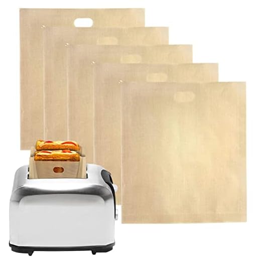 Bolsas Antiadherentes Para Tostadora Bolsas Para Tostar Antiadherentes Tostadas Bolsas Tostadas Reutilizables Bolsas Pan Tostado Reutilizar Para Tostadas Sándwich Aperitivos Microondas Parrilla 10 PCS