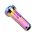 50-Pack Copper Spoke Nipples for 2mm Spokes, 14G Road for Bike & Fold for Bike Wheel Cap Ends, Bright Multicolor/Silver Finish, 14×.85mm(Multicoloured)