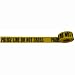 Petra Roc BT-POLICE Barricade Tape 2 Mil 3" x 1000', Yellow/Black Printing, Police Line DO NOT Cross, Yellow