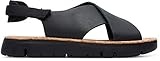 Flexibility CAMPER Damen Oruga Sandal, Black, 38 EU