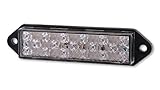 {UNIVERSAL_MOTORRAD} SHIN YO LED-Rücklicht, SUPERFLAT, Klarglas, mit Befestigungslaschen, E-gepr.