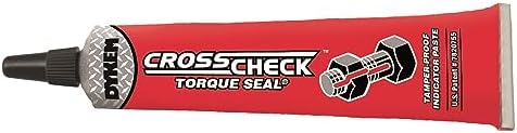 Dykem 83316 Cross Check Torque Seal Tamper-Proof Indicator Paste Red 1oz Tube