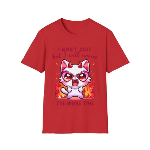 T-shirt « I Won't Quit But I Will Swear » idéal pour le crossfit