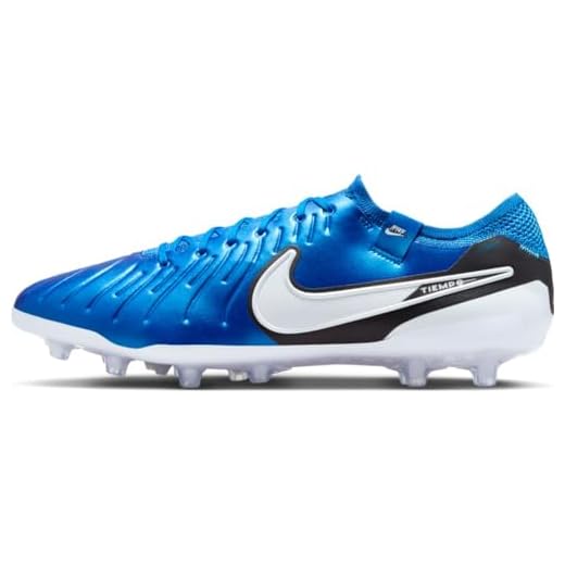 Nike Tiempo Legend 10 Elite AG-Pro Bleu Nike Homme Legend 10 Elite AG-Pro Soccer Shoe, Soar/White, 41 EU