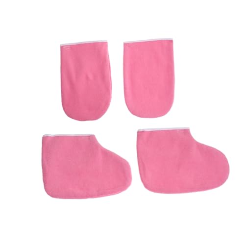 SOESFOUFU Paraffin Bath Liners Gloves Heat Preservation Gloves Cloth Mitts for Beauty Care