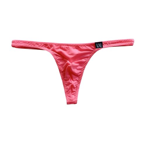 Gogobear Mens Ice Silk T-Back Thong Low Rise Sexy Bulge Pouch Panties Underwear4