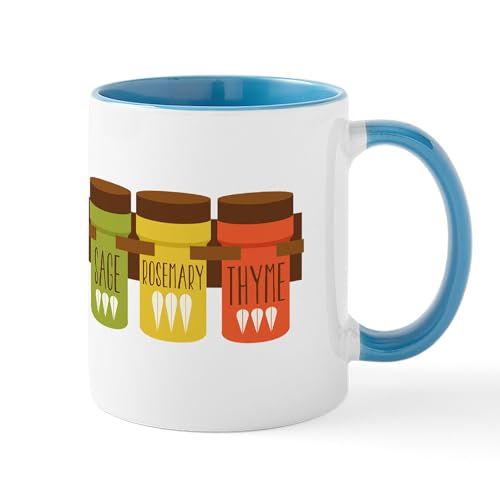 Taza de cerámica de 11 oz Parsley Sage Rosemary Thyme miniatura 1
