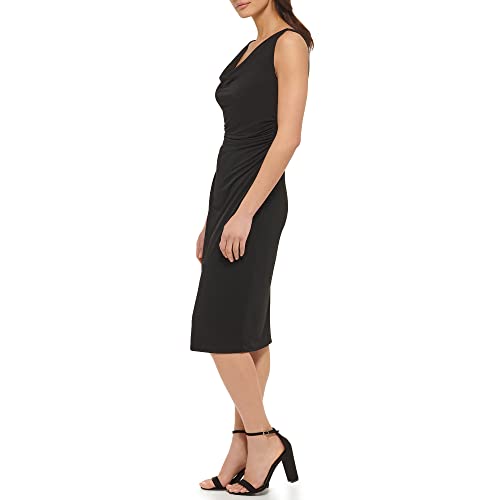 Image of Kensie Women's Sleeveless Cowl Neck Midi Dress