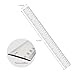 4 Pack Clear Plastic Ruler, Metric Rulers 30cm, 12 Inch Straight Ruler Bulk for Classroom, School, Office (4)
