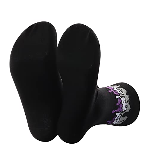 PWHAOO 1 Pair Asexual Pride Flag Socks Ace Socks Asexual Clothing Asexuality LGBT Pride Gifts