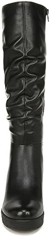 SOUL Naturalizer Womens Aura Wedge Slouch Tall Boot Black Tumbled 9.5 W | Image 2